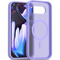 funda For Google Pixel 9A ัะตั
ะพะป ELVEV Magnetic Anti-fingerprint Matte Hard PC+Soft TPU Skin-feeling Protection Phone Cover