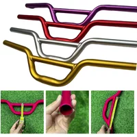 Bike Handlebar Swallow 22.2*520mm Alloy Handle Bar Tube Bicycle Riser Handle Bar Ergonomic Design Cycling Kids Bike Accessories