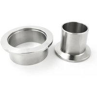 Edelstahl KF Vakuumflansch-Verbindung, Schweißflansch KF16 KF25/40/50 KF40, Anschlusslänge 20/30/40/50mm