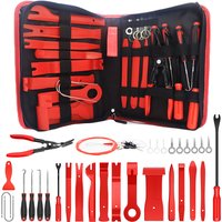 Car Trim Removal Tool Auto Disassembly Tools Door Panel Audio Removal Tool Kit with Clip Pliers Fastener Remover Pry Tool Set