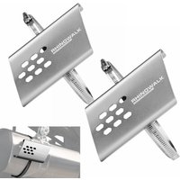 Universal Motorcycle Exhaust Pipe Heat Shield Cover Heat Insulation Anti-Scald Protector 1/2 Pcs