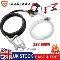 12V Electric Diesel Fuel Transfer Pump Oil Dispenser 45L/Min Fuel Extractor 200W