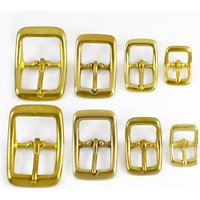 2/4/5/10P 13/16/20/25mm Brass Belt Buckle Tri-glide Adjustable Pin Buckles for Leather Craft Bag Strap Horse Harness Parts