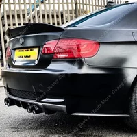PSM Style Glossy Black ABS Rear Roof Trunk Spoiler Wing for BMW E92 Coupe 316i 318i 320i 325i 330i 335i 328i 2007-2013 Bodykits