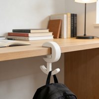 C-Shaped Adjustable Desktop Hook, Multifunctional Storage Hook, Suitable for Various Scenarios at Home, Outdoor, and Camping, Made of Pla Eco-Friendly Material, Available in Multiple Colors, 1-Piece