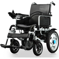Fully Automatic Four-Wheel Electric Wheelchair for Elderly Disabled Foldable Smart with Rehabilitation Therapy Supplies