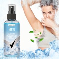 Male Refreshing Cooling Deodorant Spray with Niacinamide, Comfortable Underarm Skin Care