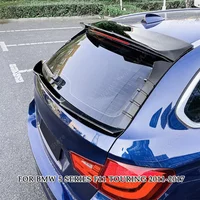 For BMW 5 Series F11 Touring 2011-2017 Rear Trunk Lid Roof Spoiler Tail Wing Window Side Spoiler Splitter Gloss Black Body Kit