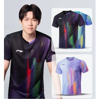 2026 New Table Tennis Sportswear Badminton Short-sleeved Tops Competition Suits T-shirts Breathable Sweat-absorbent Deodorant