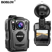 BOBLOV M5 Police Body Camera with GPS | 1440P HD with Night Vision, 128GB Built-in Storage | IP67 Waterproof & 4200mAh Battery