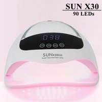 SUN X30MAX 90LEDs UV LED Nail Lamp For Home Use Salon Powerful LED Drying Lamps Machine Professional Nail Curing Gel Polish Lamp