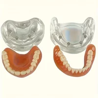 Gentle silicone cosmetic teeth, pliable and cozy for perfect fitting, adjustable and repairable, natural-looking withou H2931-15