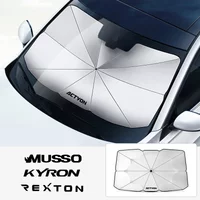 Car Insulation Front Glass Foldable Sun Umbrella for Ssangyong Korando Kyron Musso Rexton Tivoli Actyon Car Accessories