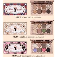Flower Knows Makeup Eyeshadow Chocolate Wonder-Shop Glitter Matte Eye Shadow Palette 8-Color Eye Vegan Makeup Cosmetics