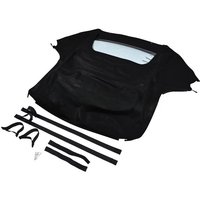 AP03 Black S2000 Convertible Soft Top with Heated Glass HS-399BLK-TW for 2002-2009 Models