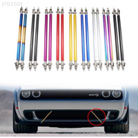 【TG150】2x Universal Racing Adjustable Front Rear Bumper Lip Splitter Support Bar Kit-75-200mm Car Styling Tuning Accessories【WT】