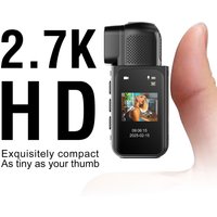 S80 2.7K Mini Thumb Camera with Extended Battery Life Magnetic Motion Camcorder HD Outdoor Portable Bike Action Camera