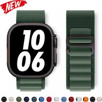 Alpine Strap for Apple Watch Band Series 10 9 8 7 SE Ultra 2 41mm 42mm 45mm 46mm 49mm 40mm 44mm IWatch Correa Watchband Bracelet