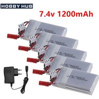 7.4v 1200mah Lipo Battery For Mjxrc X600 Upgrade 2s 1000mah 25c Lipo Battery For Toys Remote Control Rechargeable 7.4V Battery