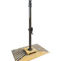 7.5m Telescopic Mast Telescopic Antenna Mast Hand winch With Guy Wires