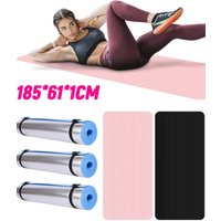 Recently popular hot-seYoga Mat Non Slip Exercise Mat Thick Solid Color Fitness Mat Yoga Workout Mat Multi-Function for Home Gym