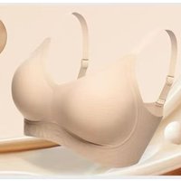 Women's Breathable Comfortable Underwear Non-Steel Ring Lifting Bra No Marks Small Breasts Gathering Side Breast Support