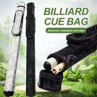 Billard-Queue-Koffer, samtgefütterter Schlauch mit zwei Steckplätzen, seidig glattes Gefühl, der perfekte Wahl für Pool-Aficionados