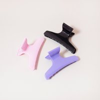 3pcs Plastic Hair Clips, Hair Partition Anti Slip Thick Hair Clips for Household Hair Care, Special for Real Hair Wigs