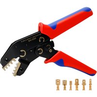 SN-58B Wire Stripper Crimper Plier, Multifunctional Crimping Tool for Spade Connector Terminal Electrical Wiring Hand Tool