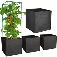 3-Pack Breathable Gardening Bags Lightweight for Indoor and Outdoor Getables Flowers Durable Reusable Non-Woven Plant Bags