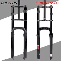 AliExpress BUCKLOS Bicycle Fat Fork 20in 24in Snow Beach MTB Bike Fork 20*4.0 26*4.0 Air Suspension Mountain Bike Front Fork Fit 4.0 Tire