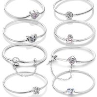 Silver Plated Bracelet Perfume Bottle Original Snake Chain Fit Charms Beads DIY Fine Jewelry Gift Pulseras For Women Bracelets