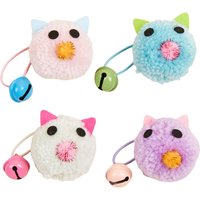 Interactive Cat Plush Toy Mouse – Jingle Bell & Crinkle Sound Stimulation with Multi-Sensory Self-Entertainment for Indoor Cats