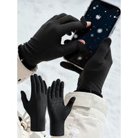 AliExpress NONE GTUBIKE New Winter Warm Ski Glove Lining Fleece Thin Soft Touch Screen Gloves Outdoor Cycling Running Gloves Cold-proof Gloves