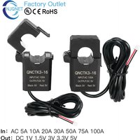 Split Core Current Transformer QNCTK3-16 AC 10A 20A 30A 50A 100A Output DC 3.3V 5V Open Type Current Sensor Transducer Clamp CT