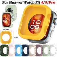 Silicone Case For Huawei Watch Fit 4 5/ Fit4 5pro soft Protector Bumper Cases Watch accessories Protective Frame Bumper
