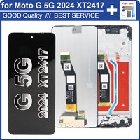 New LCD for Motorola Moto G 5G 2024 XT2417 LCD Display Touch Screen Digiziter Replacement for Moto G 5G 2024 XT2417-1-2-3-4