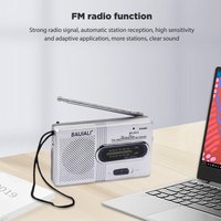 Mini Portable Vintage Radios Rechargeable Full-wave Band Outdoor Emergency Radio Telescopic Antenna Built-in Speaker
