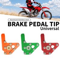 Universal Foot Brake Pedal Lever Tip For KTM EXC EXCF SX YAMAHA YZF YZ Honda CRF KX250F CNC Motorcycle Parts Aluminum E-bike