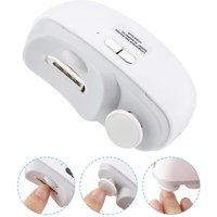 LINMANDA 2 In 1 Electric Nail Clipper with Adjustable Speeds and Polishing Function Suitable for Fingernails and Toenails