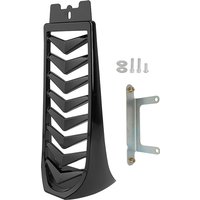 Motorcycle Black Front Lower Radiator Chin Fairing Spoiler Frame Cover For Harley Softail Breakout Street Bob Fat Bob FXBR 18-25