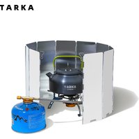 Tarka tragbarer Gasherd Windschutz faltbarer Gasbrenner Windschutz scheiben heizung wind dichter Bildschirms chutz Picknick Kochgeschirr liefert