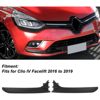 Front Bumper Lower Moulding Trim, Bumper Lower Plate 601990085R Perfect Match Scratch for Clio IV 2016-2019 Left Right Facelift