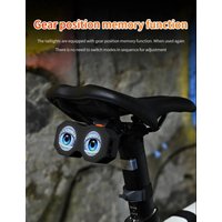 AliExpress KEVANLY Motorcycle Bicycle Rearview Mirror LED Decorative Lights 3D Lens Dynamic RGB Eye Light With APP Control Modified Taillight