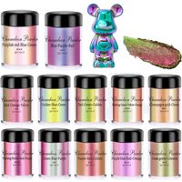 5g Mirror Chameleons Pigment Pearlescent Epoxy Resin Glitter Magic Discolored Powder Resin Colorant Jewelry Making Dye Tools