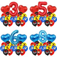 99 Nights in The Forest Birthday Number Ballons Set Balloons Baby Shower Party Decoration Hot Game Party Supplies Girl Boy Gift