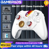 Kontroler do gier (gamepad) do Xbox One Series X/S PC z 6-osiowym czujnikiem żyroskopowym, podwójną wibracją, bezprzewodowy kontroler Xbox z czujnikami Halla.