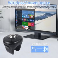 Finger-Tracking Trackball Mouse Rechargeable 2.4G Bluetooth Dual-mode Entertainment Lazy Mause