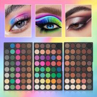 120-Color Eyeshadow Palette Multi-Color Eyeshadow Palette for Stage Makeup,Cosplay,Shimmer and Matte Long Lasting Eye Makeup
