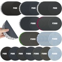 70/50pcs 6 Inch Wet Dry Sanding Paper Discs Hook and Loop400-5000 Grit Sandpaper for Automotive Wood Metal Glass Polishing